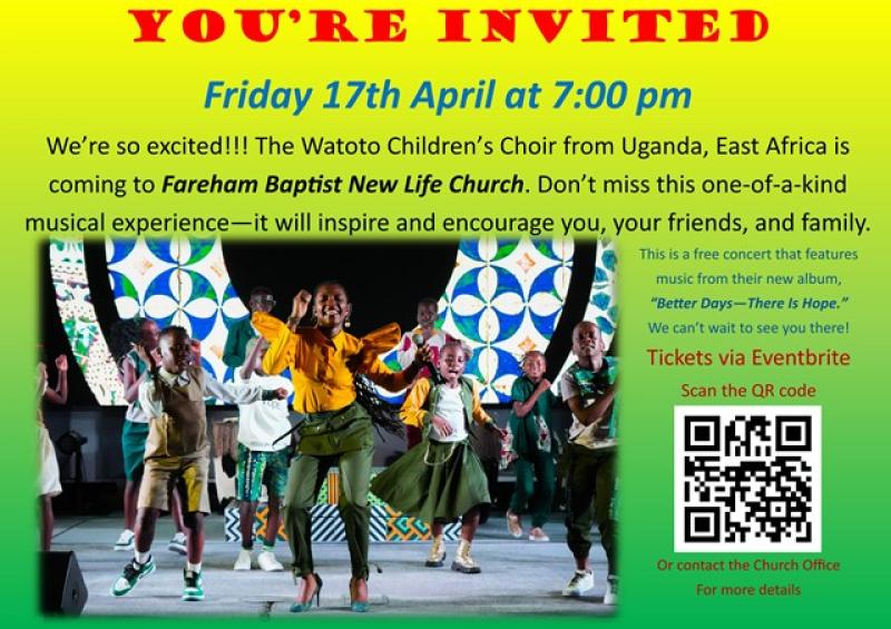 children's choir flyer